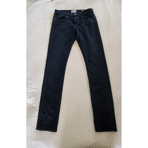 Men's FRAME L'Homme slim fit jeans in dark blue wash size 29 - Picture 2 of 9